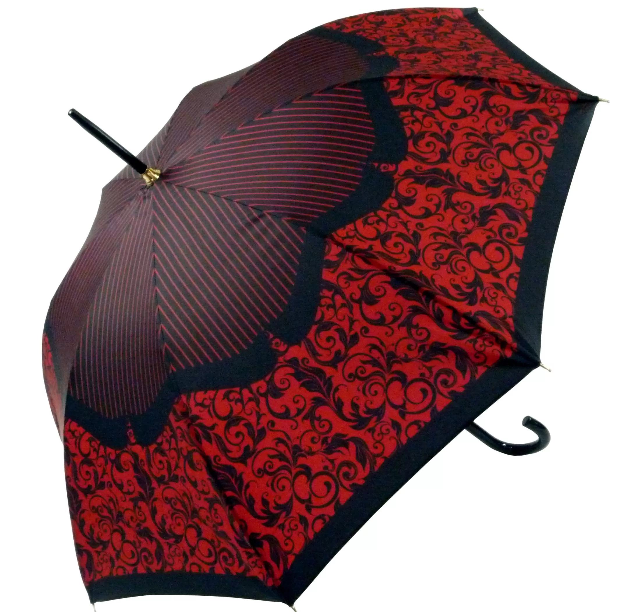 "Brocart" Noir Et Rouge-Guy de Jean Clearance
