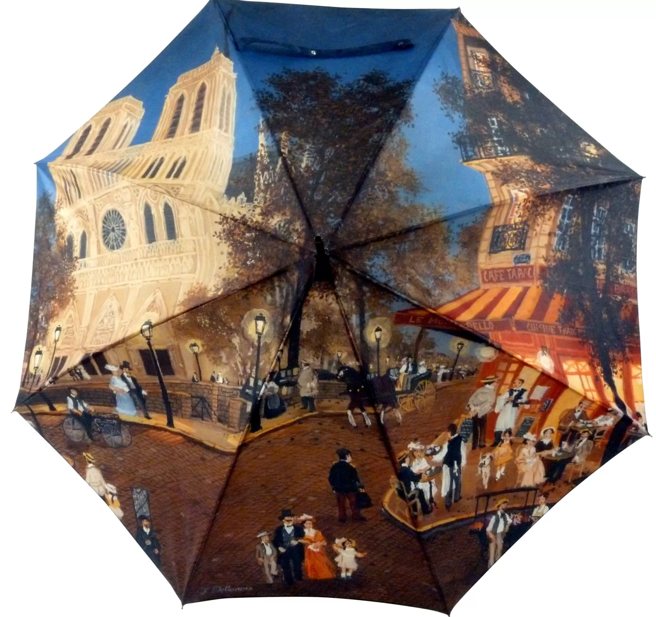By Fabienne Delacroix "Notre Dame Rue De Paris"-Guy de Jean Discount