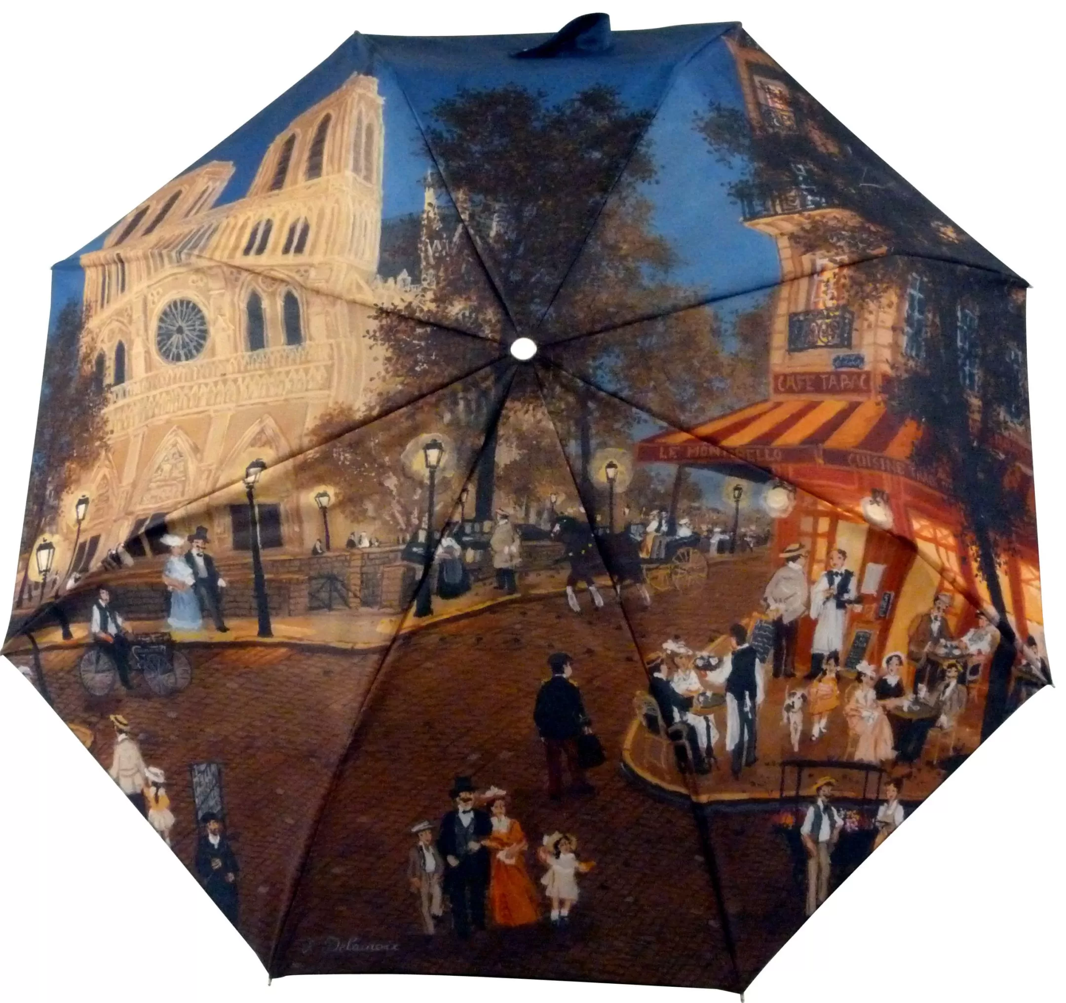 By Fabienne Delacroix "Notre Dame Rue De Paris" Pliant-Guy de Jean Discount